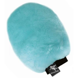ENGEL GERMANY Sheepskin Grooming Mitt both-sided lambskin colour lightblue (Puha 1)