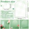 20 Sets Arch Clear Acrylic Table Number Holders with Stand,Arch