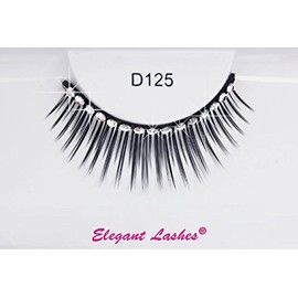Elegant Lashes D125 (Volumizing and Lengthening Rhinestone False Eyelashes)