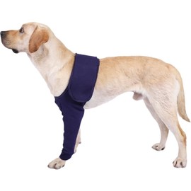 Generic Dog Recovery Sleeve, Elastic Dog Arm Sleeve for Pet Wounds, Prevent Licking Bite, Keep Dry (Blue, XL)