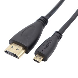 VViViD Sun High Speed HDMI (Male) to Micro HDMI (Male) to Micro HDMI Male to Micro HDMI Male to Micro HDMI Type D (Micro) Male, Gold Plated Connector, High Speed Data Transmission (3.2 ft (1.0 m)