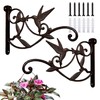 FLORWOD 2pcs Plant Hangers Outdoor Heavy Duty for Wall 10