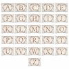 Handmade Alphabet Decorative Pillow Cover for Home Decor – 26