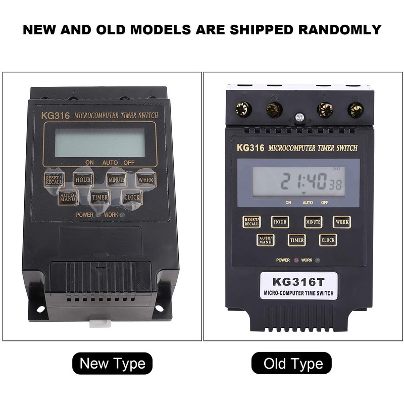 KG316T Microcomputer Control Power Timer Switch Timer Controller LCD Display