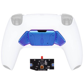 Turn RISE to RISE4 Kit – Redesigned Chameleon Purple Blue K1 K2 K3 K4 Back Buttons & Remap PCB Board for eXtremeRate RISE & RISE4 Remap kit - Controller & Other Accessories NOT Included