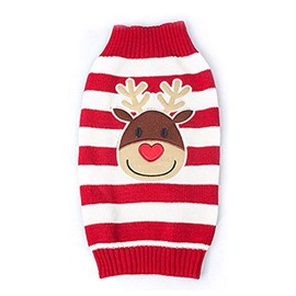 BABAHU Dog Sweater Christmas,Dog Xmas Sweaters for Cat, Santa Puppy Clothes