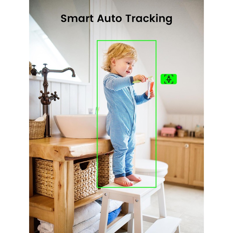 AKINGUAR Wifi Camera, 2K Pet Camera Indoor Camera for Security,