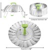 Consevisen Vegetable Steamer Basket for Cooking Food, Stainless Steel Veggie