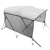 VEVOR 4 Bow / 3 Bow Bimini Tops, Detachable Mesh