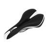 Silicone Bike Saddle Breathable Shock Absorption Black White Mountain Bike