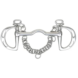 Shires Slotted Cheek Port Mouth Kimblewick 5" Steel