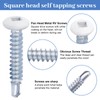 White Square Head Self Tapping Screws RV Trailer 8 X