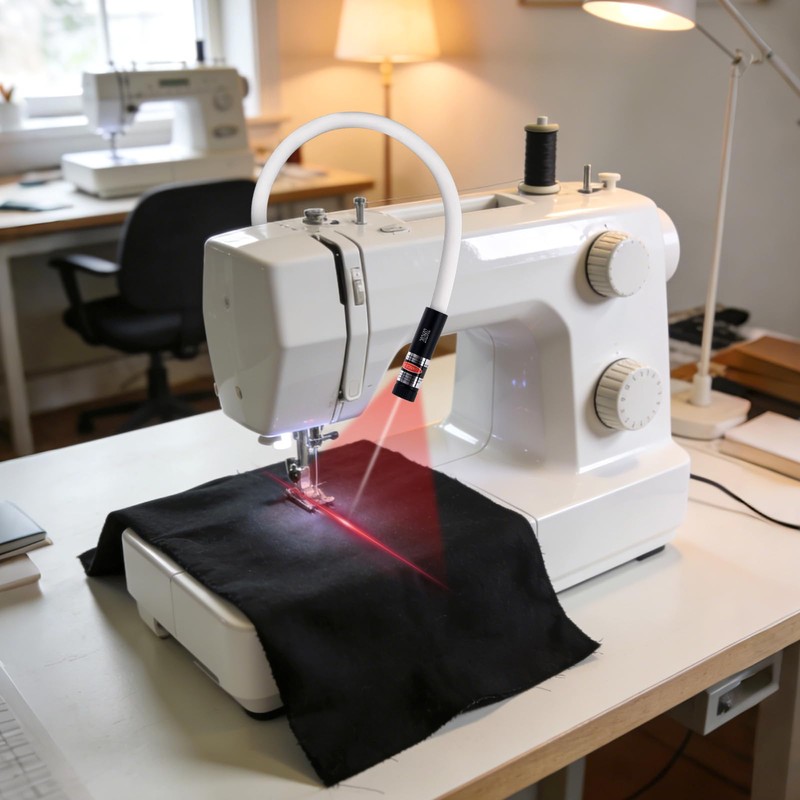 BTFO Magnetic Positioning Quilting Light, Red One-Line Guide Light for