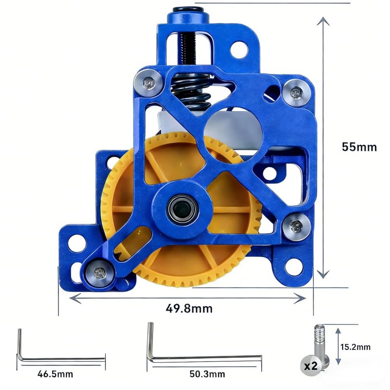 for Bambu Lab X1/P1 Series Extruder Upgrade Kit, CNC Metal
