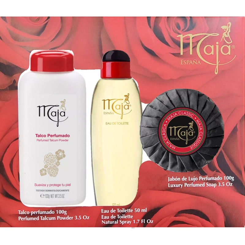 Maja Estuche Talco 100g + Agua De Tocador 50ml +