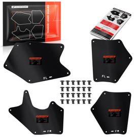 A-Premium Splash Guards Fender Liner Shields Compatible with Toyota Tundra Sequoia 2007-2020 Front and Rear 4-PC Set