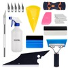 19Pcs Car Window Tint Kit,Vehicle Glass Protective Film Wrapping Installation