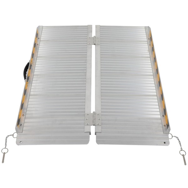 Foldable Wheelchair Ramp 3FT, Non Skid Threshold Ramp Aluminum, Portable