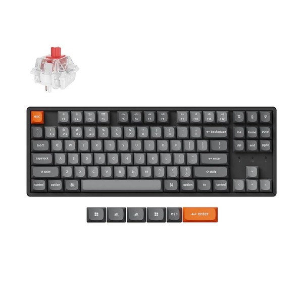 Keychron K8 Max Custom Wireless Mechanical Keyboard 2.4 GHz/Bluetooth/USB-C, Hot-swap,