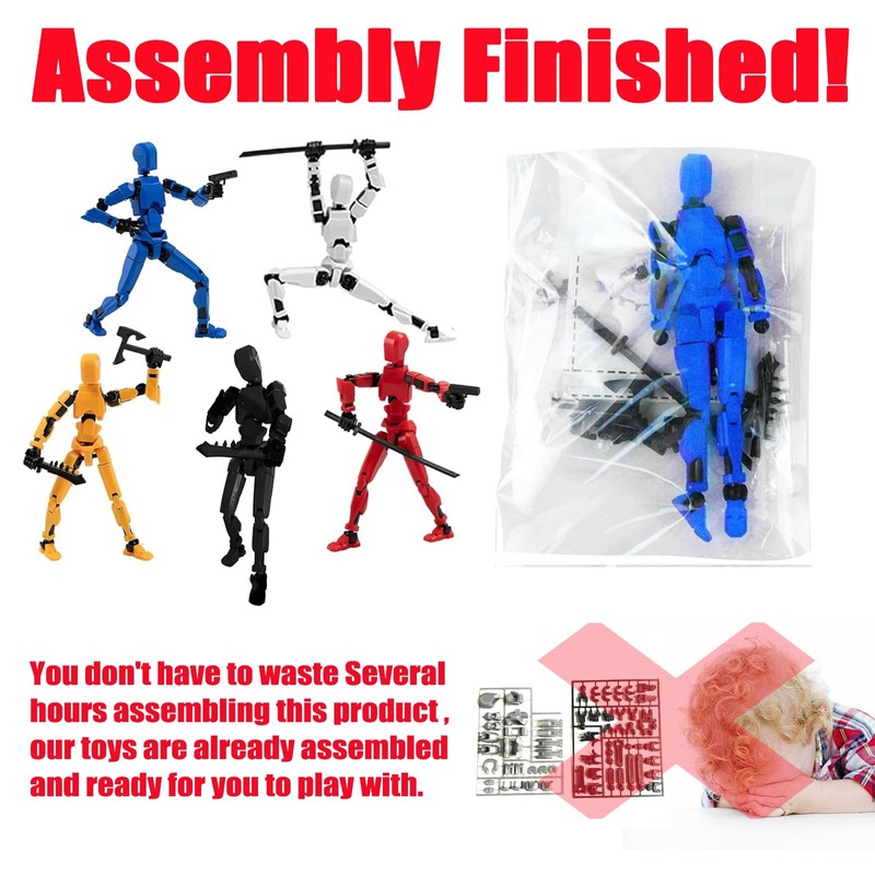 DANONI Titan 13 Action Figure,Lucky Robot 13 13 Action Figures,Creative