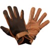 Klaus Riding Gloves, Waffle Leather Gloves, KE6 (Brown x Caramel