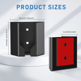 for V2 Starlink Ethernet Adapter Mount,Durable ABS Brackets Mounting Kit,Star Link Wall Mount Accessories with Back Glue＆Expansion Screw Installation,Space Saving Star Link Ethernet Adapter Holder