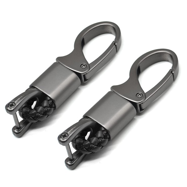 EYANBIS Car Key Fob Keychains Leather Holder Key Chain Sturdy