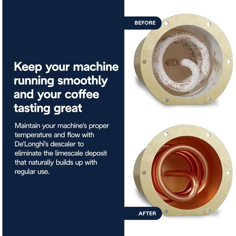 De'Longhi EcoDeCalk by DeLonghi – Natural Descaling Solution for Coffee