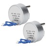 2 Pcs AC Synchronous Motor 50TYC 5 to 6 RPM