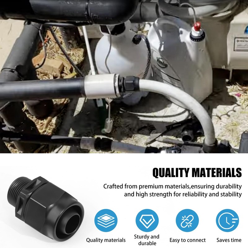 MEKILYN R0621000 Pool Spa Booster Pump Soft Tube Connectors Kit,