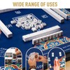 Mahjong Mat, 32.4×32.4 Inch Noise Reduction Anti-Slip Mahjong Mat for