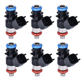 Fuel Injectors FJ1147 4 Holes Fit for Dodge 2011-2020 Grand Caravan 3.6L, for Chrysler 2011-2019 300 3.6L, for Ram 2014-2019 ProMaster 1500 2500 3500 3.6L, for Jeep 2012-2017 Wrangler 3.6L(Set of 6)