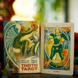 Aleister Crowley Thoth Tarot Pocket DE: 78 Karten mit Anleitung (Original-Farben!)