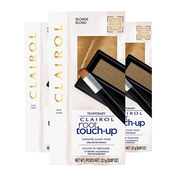 Clairol Root Touch-Up Concealing Powder, Blonde, 3 Count