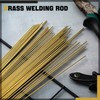 Moxweyeni 40 Pcs Brass Rods 1.5 mm 2 mm Brass