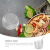 MAGICLULU Spaghetti Strainer Spoon Stainless Steel Food Strainer Noodle Strainer