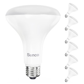Sunco 6 Pack BR30 LED Bulb, Recessed Can Light Bulbs, Indoor Flood Lighting, 1600 LM, 16W (100W Equivalent) 3000K Warm White, E26 Medium Base, Dimmable UL