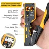 RJ45 Crimp Tool Kit Pass Through Ethernet Crimper Kit Cat5