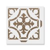 Yarrow Tile Stencil - Modern Floor Stencil, Tile Stencils, Tile