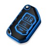 Tukellen for Jeep Key Fob Cover Soft TPU Full Protection