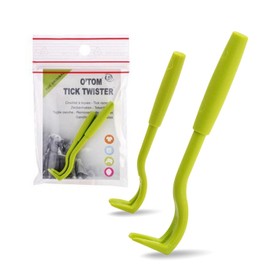 Tick Twister® Bag with 2 Tick removers for Dogs, Cats, and Humans - Easy, Painless tick removal - Original Tick Hook – Made in France