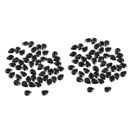 TEHAUX Rhinestones Crystals Jewelry Making Beads Bottom Drop Drill Glass Crystal Resin Teardrop Points