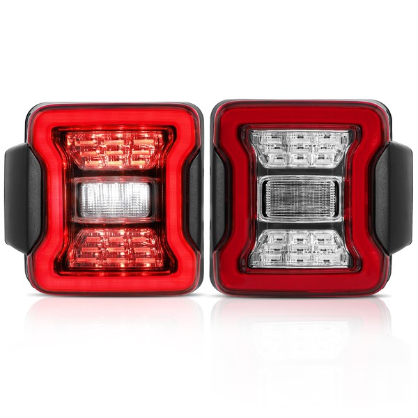 Daume LED Tail Lights Fit For 2007-2018 Jeep Wrangler JK
