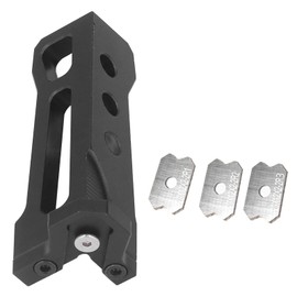 Msiud Edge Band Trimmer, Edge Trimmer with 3 Tungsten Steel Blades, Chamfer Plane Edge Banding Trimmer, Manual Planer Blade, Veneer Deburring Tool for Board Wood Surfaces