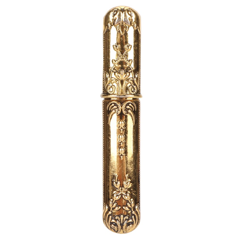 Vintage Needle Case Engraved Stereoscopic Pattern Stylish Sewing Needles Storage