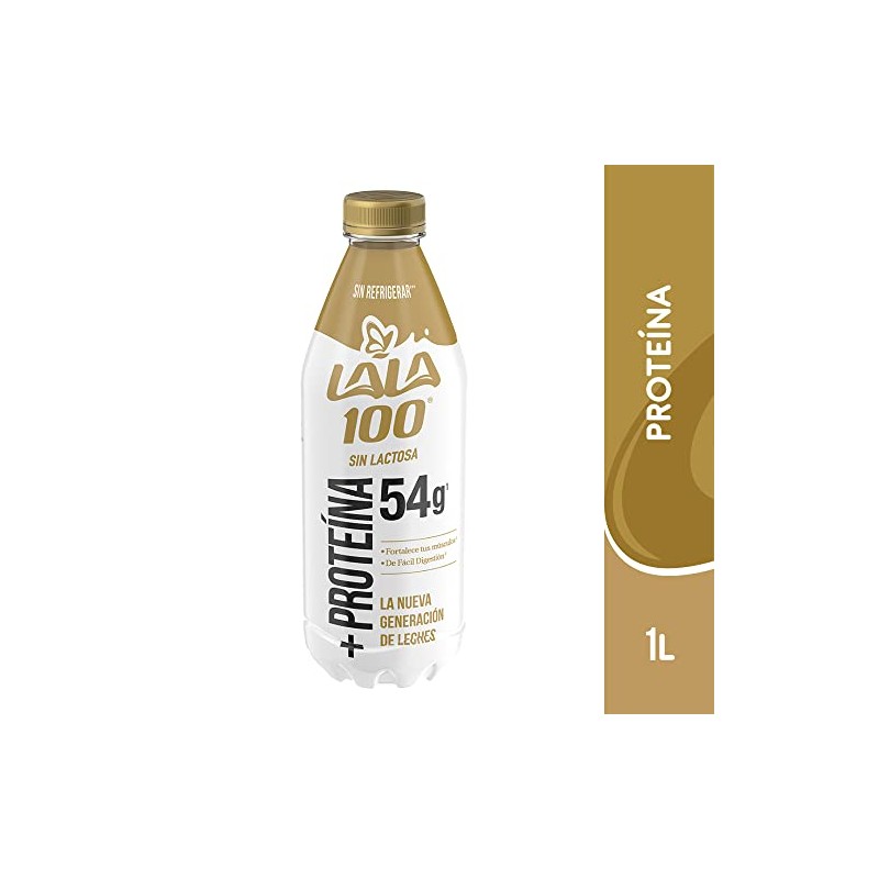 Lala 100 Leche ms Protena Sin Lactosa Parcialmente Descremada Ultrapasteurizada