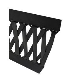 GRYUIRY Women's Dress Corset Kit Satin Corsets Loops Extender Zipper Replacement Adjustable Corset Back Kit for Prom Dresses Black-12