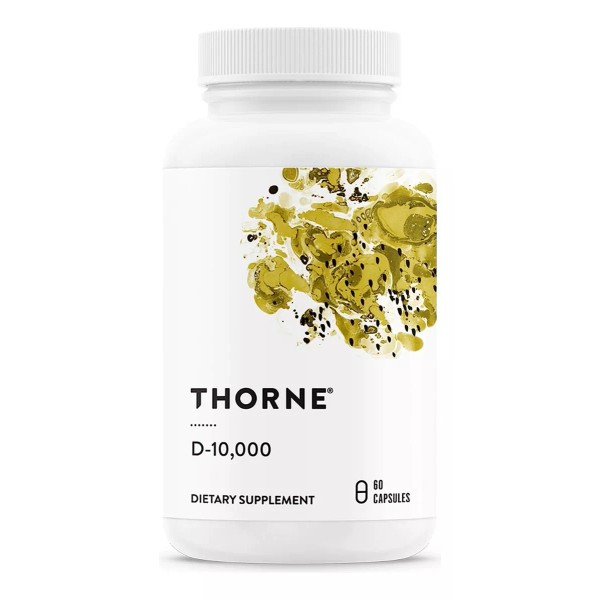Thorne Vitamina D3 10,000iu (60 Cápsulas) Thorne Hecho En Usa