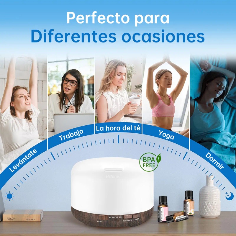 Difusor De Aceites Esenciales Aromas Humidificadores Casa