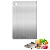 XQMMGO Titanium Chopping Board, Stainless Steel, Double-Sided Food Grade, Easy